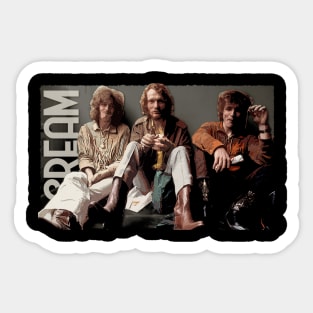 Strange Brew Collection - Blend into the Music with Creams Tee Sticker